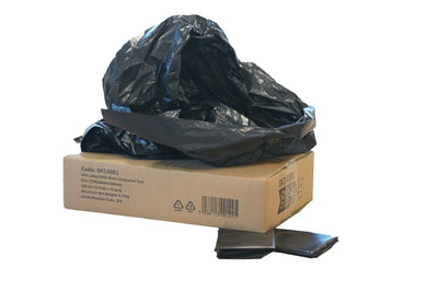 4040 - Black Wheelie Bin Bags, Box Of 100