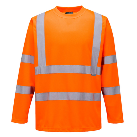 S178 L/S  Hi-Vis Orange T-Shirt