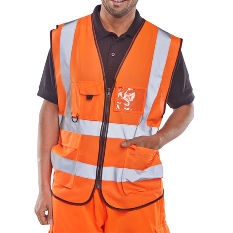 Executive Orange Hi-Vis Vest