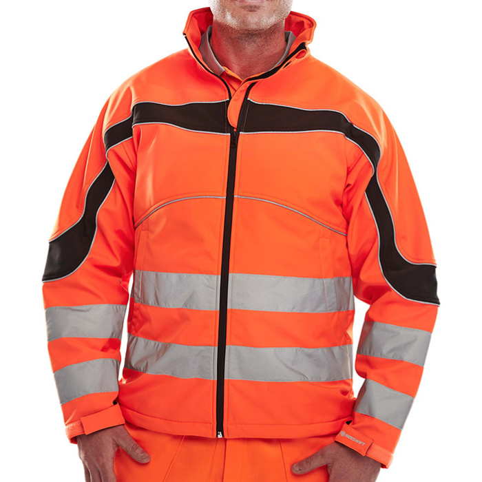 Orange Eton SoftShell Jacket