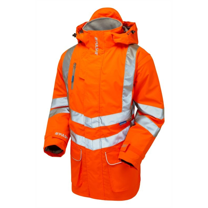 Pulsar Hi-Vis Orange Unlined Storm Coat