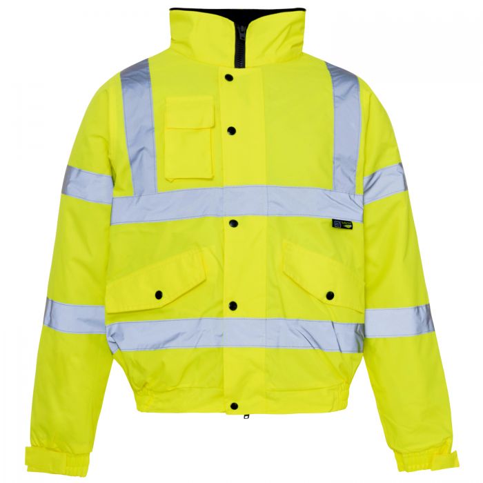 Hi Vis Yellow Standard Bomber Jacket