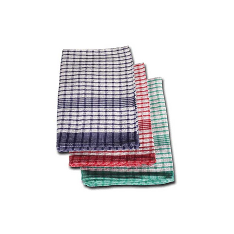 Check Tea Towel - Rice Weave (Single Towel)