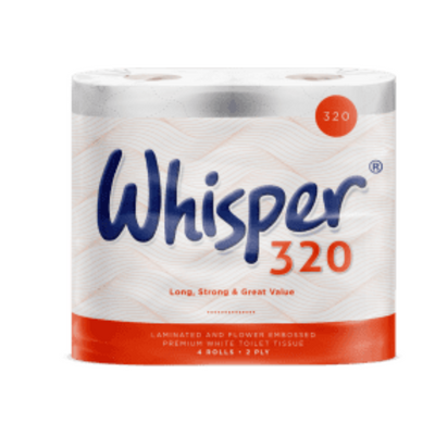 2Ply Toilet Roll Pack Of 36 Rolls
