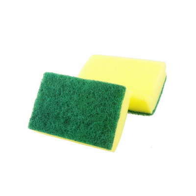 6"x4" Sponge Scourer Pack Of 10