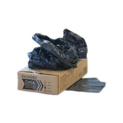 Black Bin Bags Heavy Duty, Box Of 200