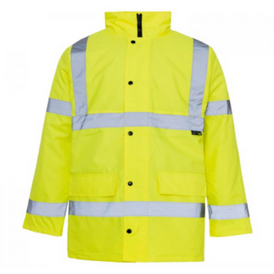 Hi Vis Yellow Standard Traffic Coat